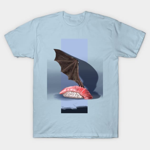 Still Life Sushi T-Shirt by Yeti Slang 